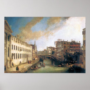 Póster Río del Canal- de Juan Antonio de Mendicanti