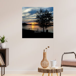 Póster Río Delaware, fotografía escénica,