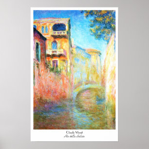 Póster Rio della Salute Claude Monet