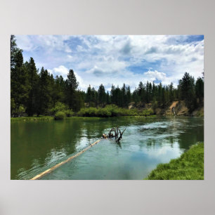 Póster Río Deschutes, Oregón