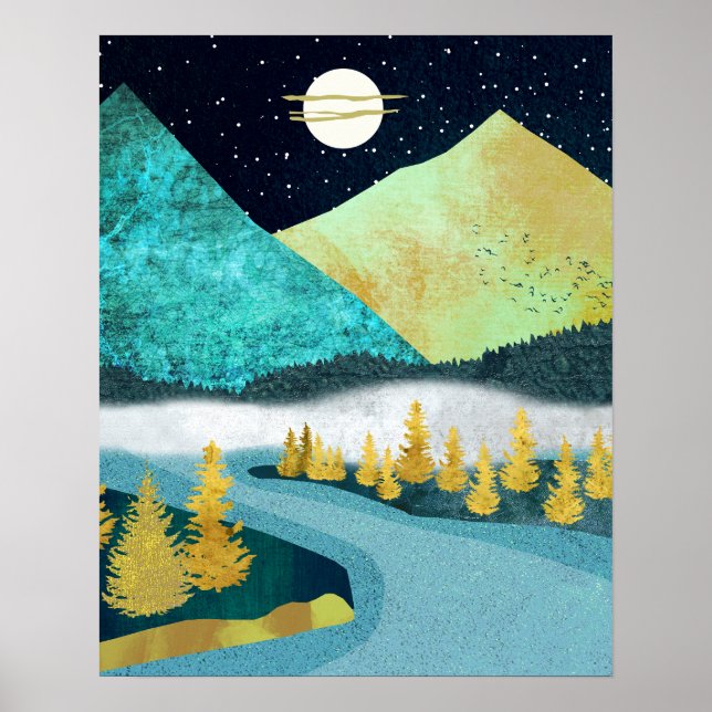 Póster Río Dorado (Frente)