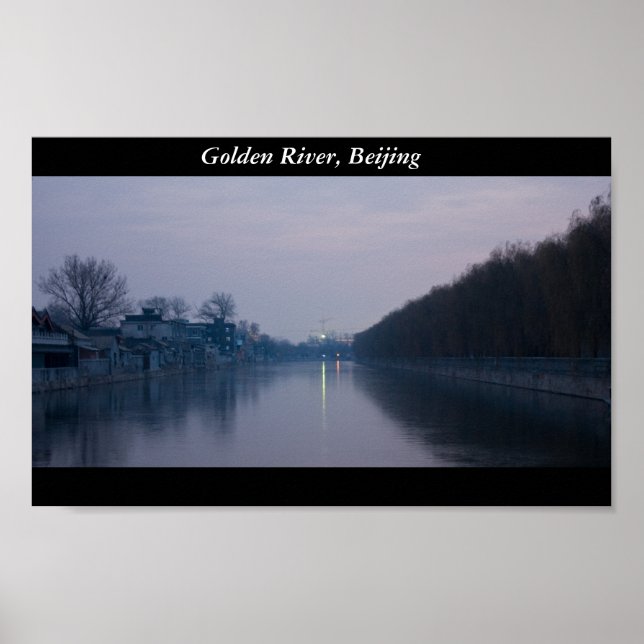 Póster Río Dorado, Beijing (Frente)