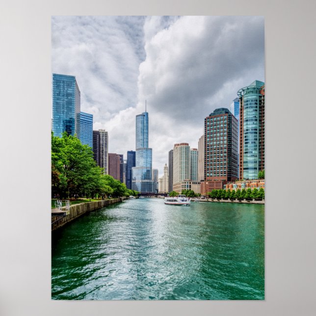 Póster Río Down Chicago (Frente)