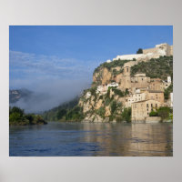 Río Ebro (Ria Ebre); Castillo Templario; temprano