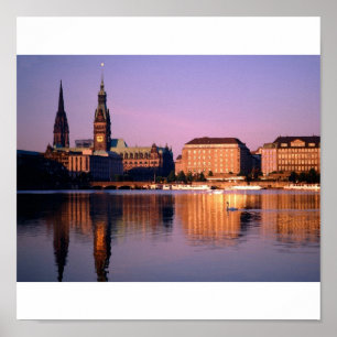 Póster río germano