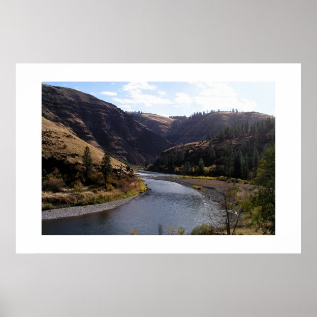 Póster Río Grand Rhonde, Oregón (Frente)