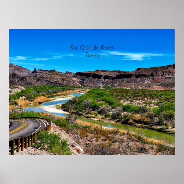 Póster Río Grande, Texas (Frente)