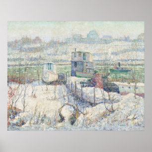 Póster Río Harlem - Poster Bella Artes Ernest Lawson
