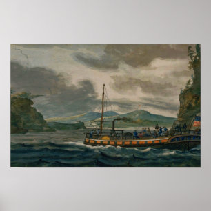 Póster Río Hudson