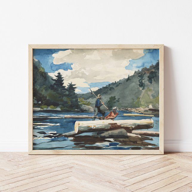 Póster Río Hudson, tala | Winslow Homer (Subido por el creador)