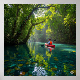 Póster Río Jungla Kayak