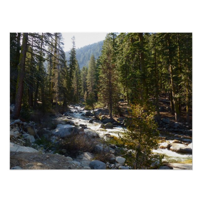 Póster Río Kaweah en el Parque Nacional Sequoia (Anverso)