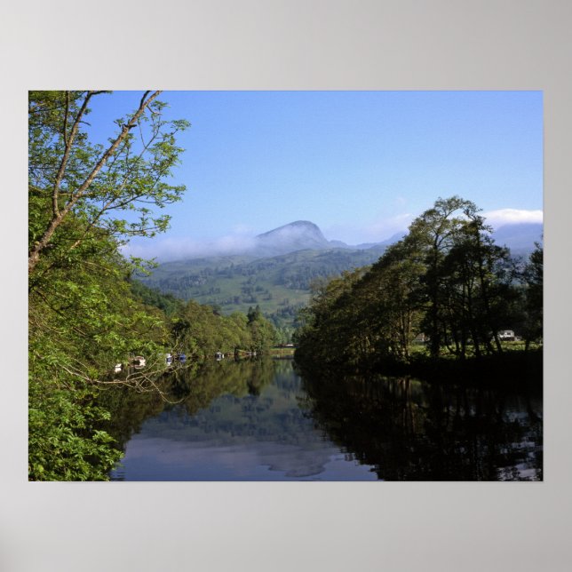 Póster Río Lochay Killin Escocia (Frente)