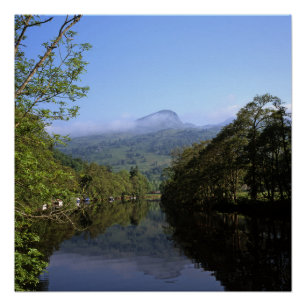 Póster Río Lochay Killin Escocia