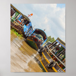 Póster Río Mekong en Vietnam