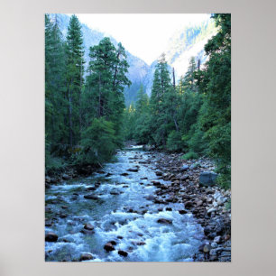 Póster Río Merced por Islas Felices, Yosemite, CA