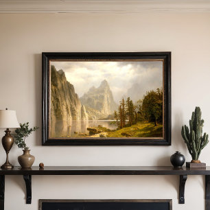 Póster Río Merced-Valle Yosemite, Albert Bierstadt