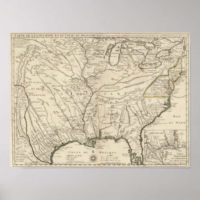 Póster Río Misisipi (Frente)