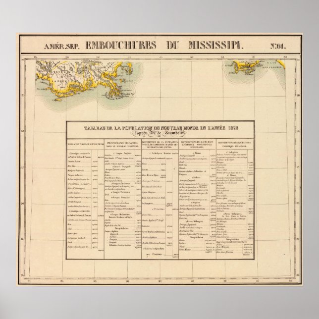 Póster Río Mississipi 61 (Frente)