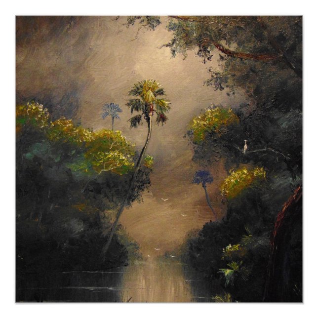 Póster Río Misty St. Lucie (Anverso)