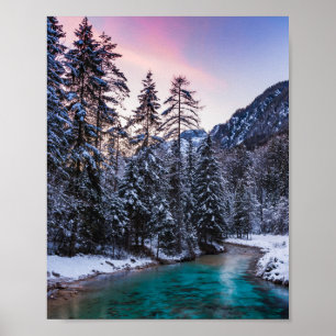 Póster Río Mojstrana, Eslovenia