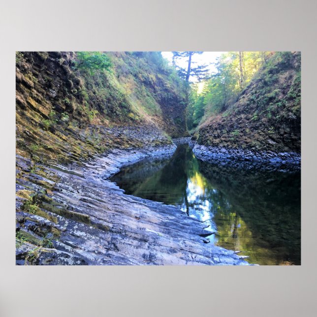 Póster Río Molalla, Oregón (Frente)