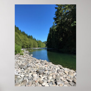 Póster Río Molalla, Oregón