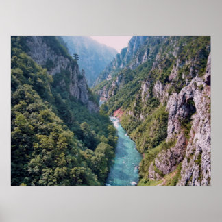 Póster Río Montaña