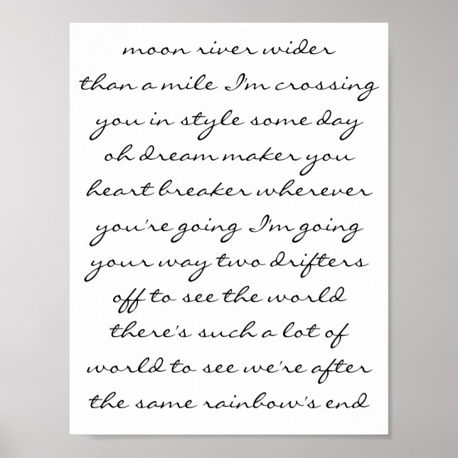 Póster Río Moon (Frente)