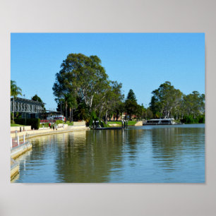 Póster Río Murray, Renmark Foreshore, Poster