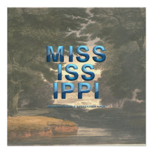 Póster Río Nacional de ABH Mississippi