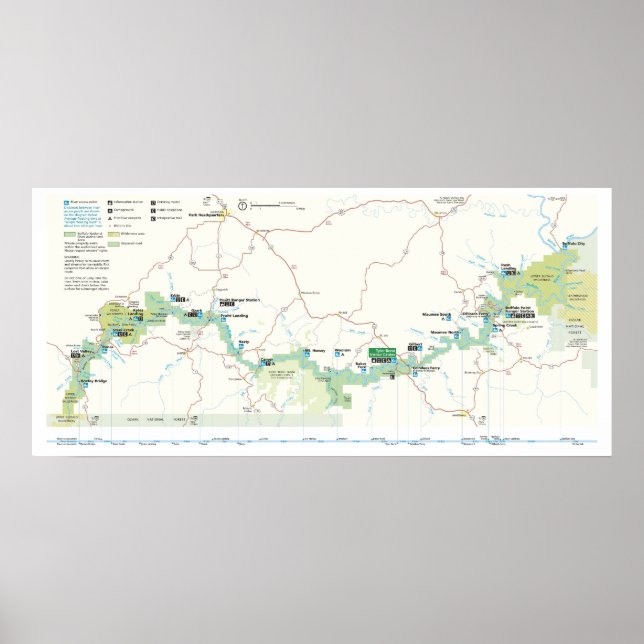 Póster Río Nacional de Búfalo (Frente)