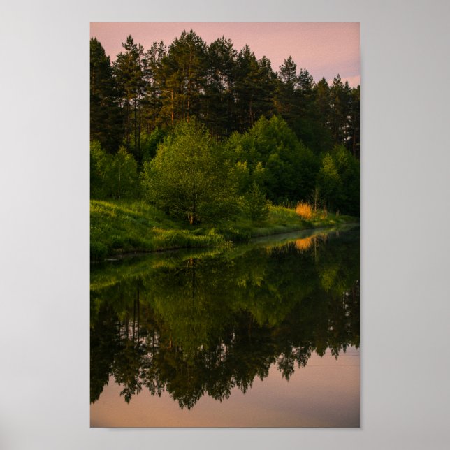 Póster Río Natural Canal Bielorrusia (Frente)