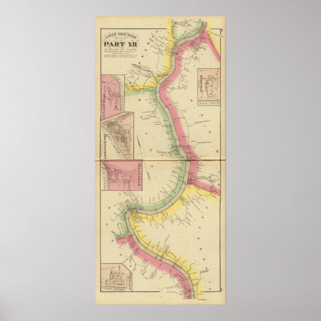 Póster Río Ohio Superior y Valle 2 (Frente)