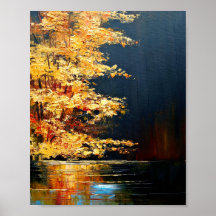 Río, pintura abstracta.