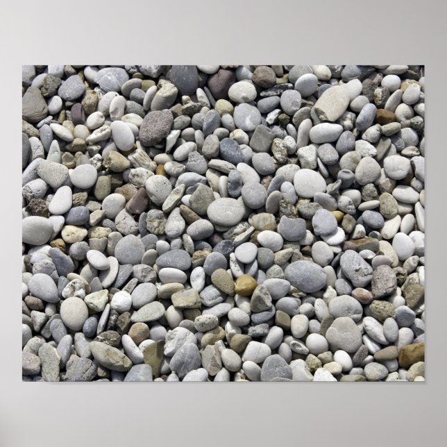 PÓSTER RÍO ROCKS GRIS GRIS FOTOGRAFÍA NATURALEZA WALLPAPE (Frente)