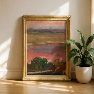 Póster Río Rosa   Jan Stanisławski