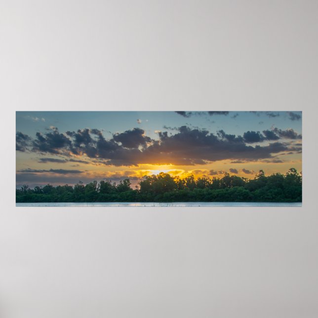 Póster Río Santa Lucia, los cerrillos, uruguay (Frente)