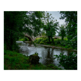 Póster Río Sereno Elwy y Puente de St. Asaph