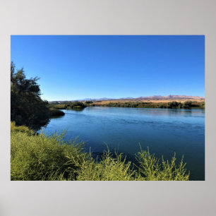 Póster Río Serpiente, Melba, Idaho