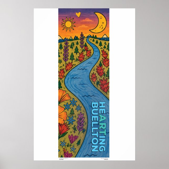 Póster - Río Sinuoso (Frente)