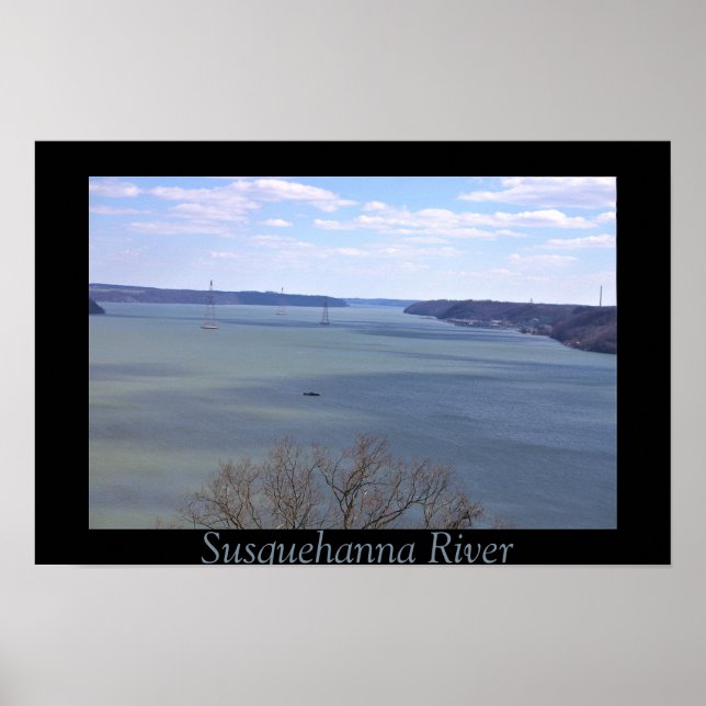 Póster Río Susquehanna  (Frente)