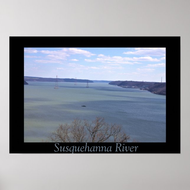 Póster Río Susquehanna (Frente)