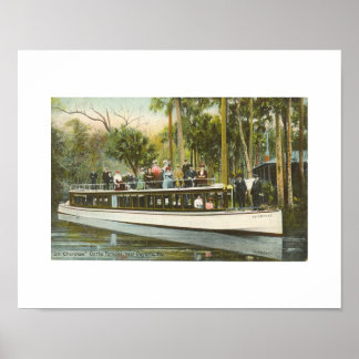 Póster Río Tomoke, Ormond, FL - 1910