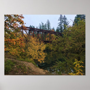 Póster Río Tualatin, Oregón