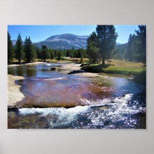 Póster Río Tuolumne en Tuolumne Meadows, Yosemite, CA