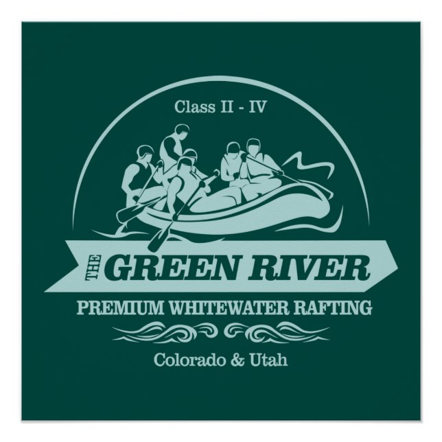 Póster Río Verde (rafting2) (Anverso)
