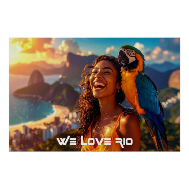 PÓSTER RIO - WE LOVE RIO - (Anverso)