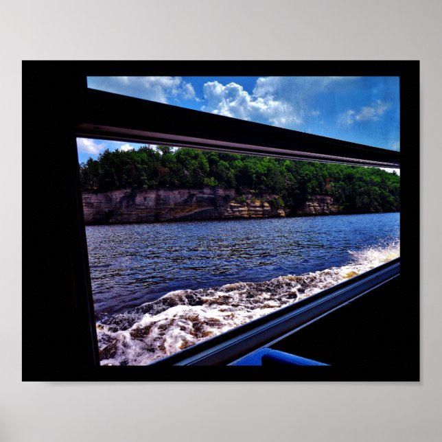 Póster Río Wisconsin (Frente)