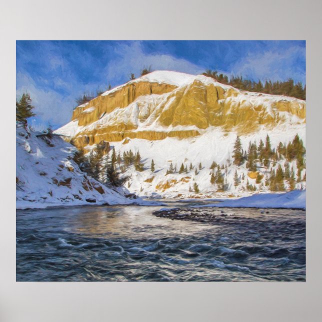 Póster Río Yellowstone (Frente)